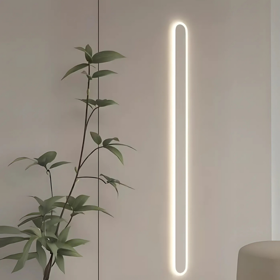 Aplica LED de Exterior SUHA, Lungime 60cm, 8W, IP65, Metal, Liniar, Alb