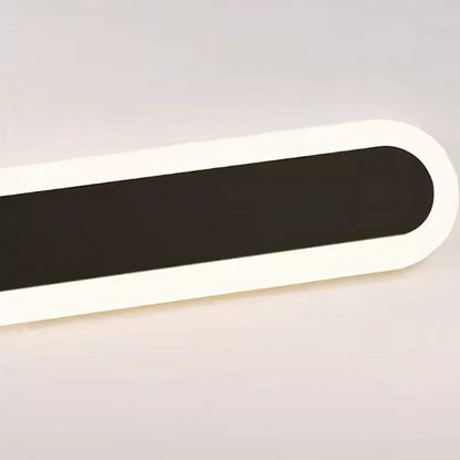 Aplica LED de Exterior SUHA, Lungime 90cm, 13W, IP65, Metal, Liniar, Negru