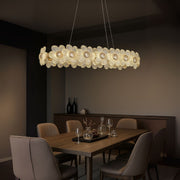 Candelabru Cristal Cadenza Allegro, 80W, 20x E14, 3000K4000K6000K, Inaltime reglabila, Auriu