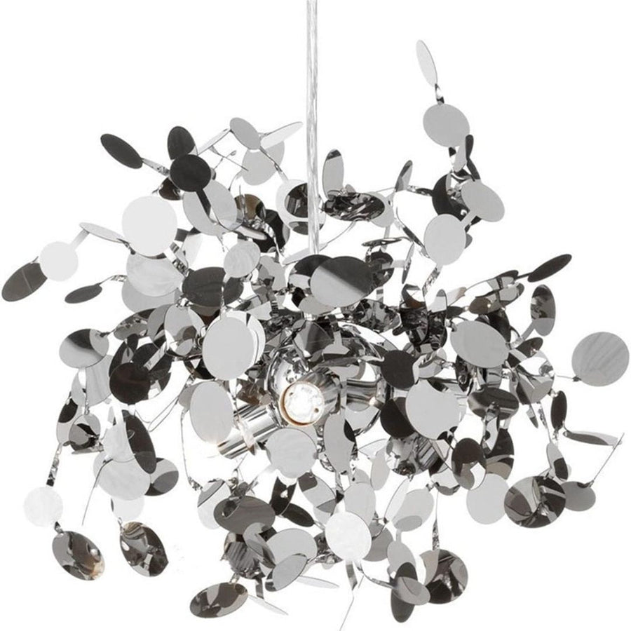 Candelabru Modern, CAPRICIO Allegro, 2xE14, Diametru 40cm, Crom Lucios, Inaltime Reglabila