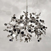 Candelabru Modern, CAPRICIO Allegro, 2xE14, Diametru 40cm, Crom Lucios, Inaltime Reglabila