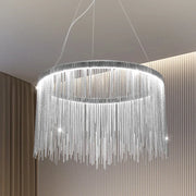 Lustra LED suspendata cu telecomanda ILLUMINA MAGNUS, 38W, lumina Rece/Calda/Neutra, Dimabila, Crom Lucios