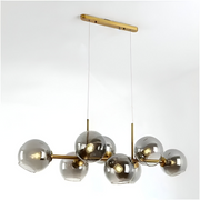 Lustra cu Glob, MODEST Grand, 8xE27, Auriu, Metal