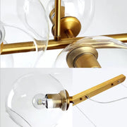Lustra cu Glob, MODEST Grand, 8xE27, Auriu, Metal