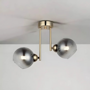 Lustra cu bec moderna MODUS, 2x E27, Auriu, Metal
