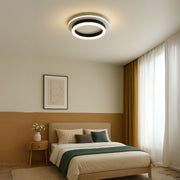 Lustra LED MODERNA 25W, Diametru 20cm, Rotunda, lumina Rece/Calda/Neutra, Negru