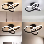 Lustra LED VERTEX Infinitum 13W, Lumina Rece/Calda/Neutra, Negru
