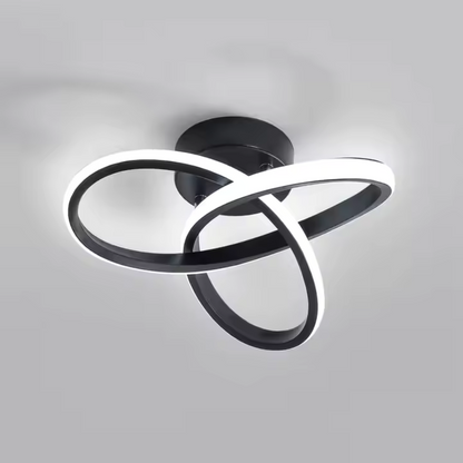 Lustra LED VERTEX Infinitum 13W, Lumina Rece/Calda/Neutra, Negru