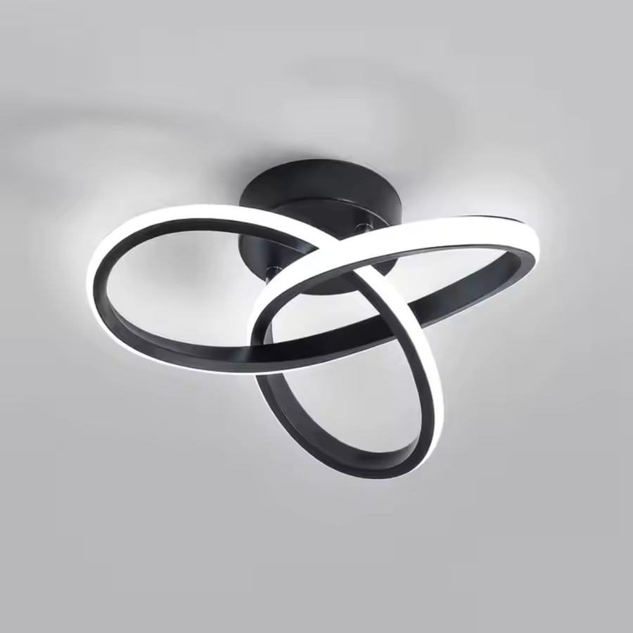 Lustra LED VERTEX Infinitum 13W, Lumina Rece/Calda/Neutra, Negru