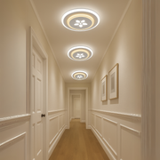 Lustra LED GUARELLA, 39W, Rotunda, lumina Rece/Calda/Neutra, Alb