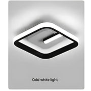 Lustra LED VICTORIA 19W, Patrata, lumina Rece/Calda/Neutra, Negru, Alb