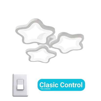 Lustra LED STELARIUM 17W, 3 Stelute, lumina Rece, Alb