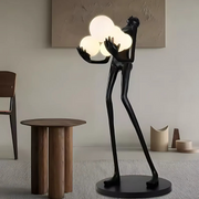 Lampadar Living Eleganza, 6x G9, Negru