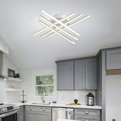 Lustra LED GIO, 81W, Lumina Rece/Clada/Neutra, Alb