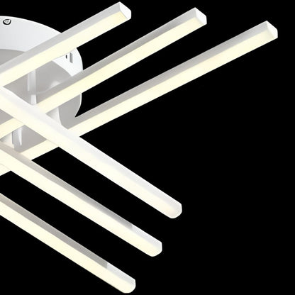 Lustra LED GIO, 81W, Lumina Rece/Clada/Neutra, Alb