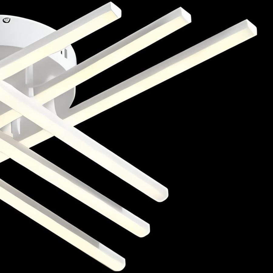 Lustra LED GIO, 81W, Lumina Rece/Clada/Neutra, Alb