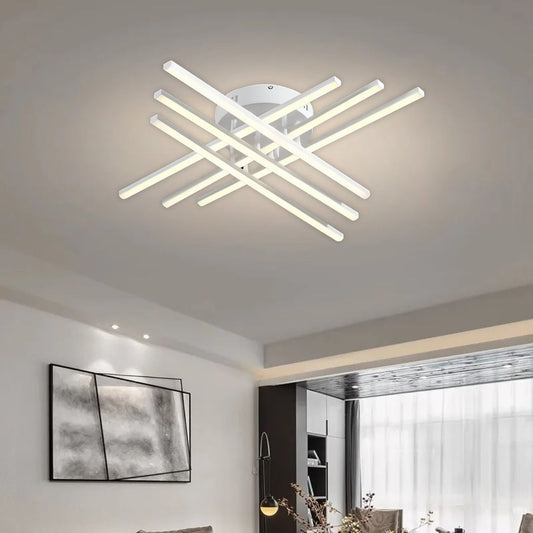 Lustra LED GIO, 81W, Lumina Rece/Clada/Neutra, Alb