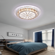 Lustra LED cu telecomanda DAVIDE RGB 62W, lumina Albastra/Rece/Calda, Dimabila, Alb