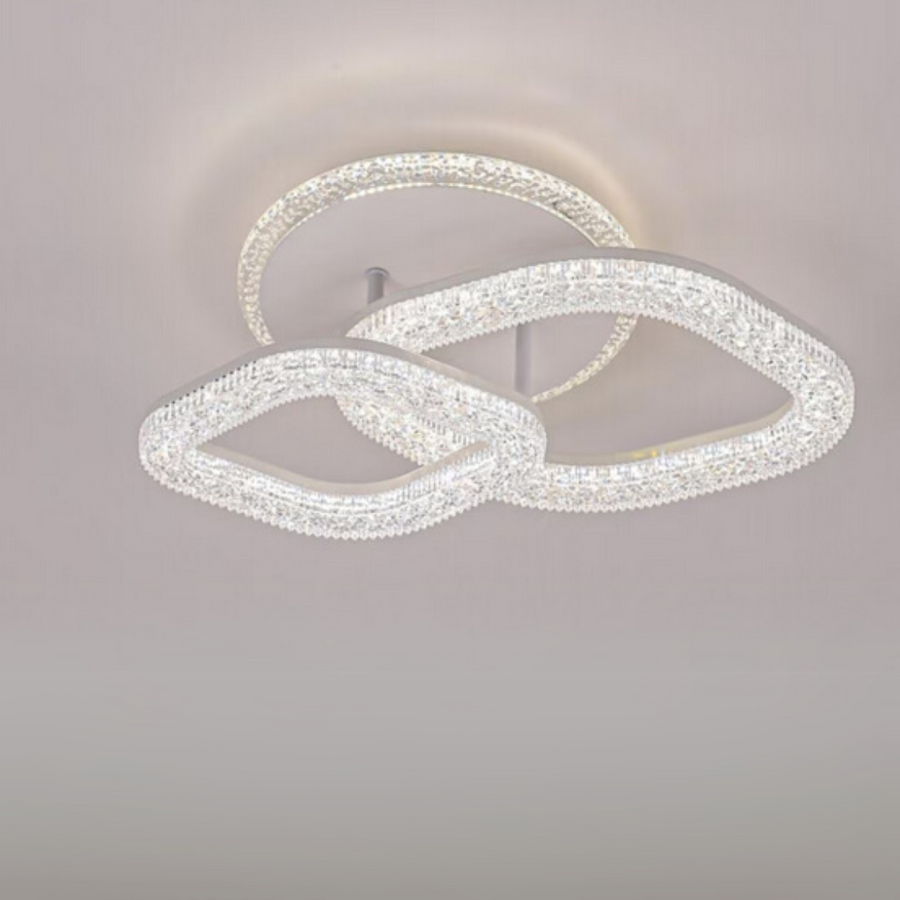 Lustra LED Asgard 29W cu Telecomanda, Lumina Dimabila, Alb