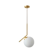 Lustra LOFT Haven, 1x E27, Alb Auriu, Metal, Inaltime Reglabila, Modern