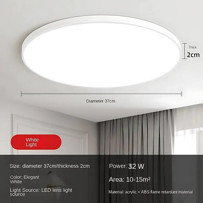 Plafoniera LED SOLIS 37cm 33W Lumina Rece Alb