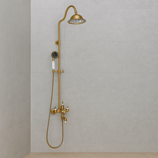 Coloana Dus, Alama Sanitara, Auriu, WZY/310/B