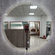 Oglinda LED Rotunda, 60cm, Lumino Touch, Sistem Dezaburire