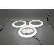 Lustra LED MARA 27W, 3 Cercuri, lumina Neutra, Alb