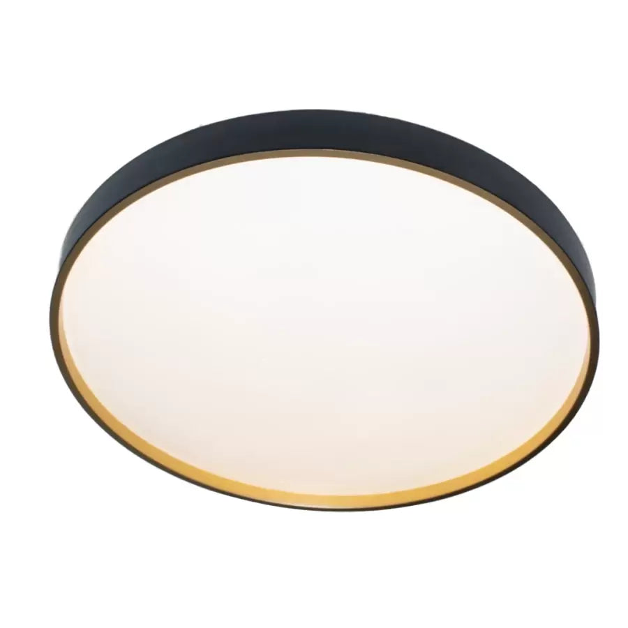 Plafoniera LED Fantas 24W, Rotunda, Abs, Alb si Negru