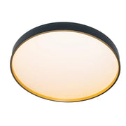 Plafoniera LED Fantas 24W, Rotunda, Abs, Alb si Negru