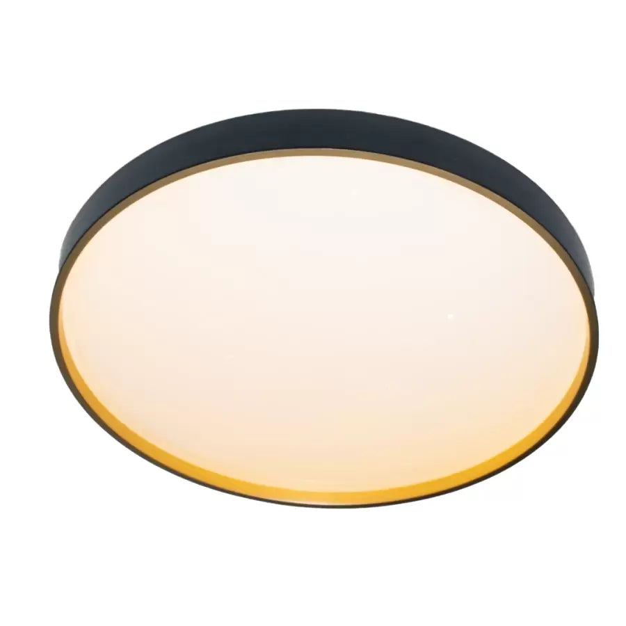 Plafoniera LED Fantas 24W, Rotunda, Abs, Alb si Negru