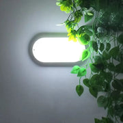 Plafoniera LED FANTAS Ovala 15W 20cm Alb Exterior IP65