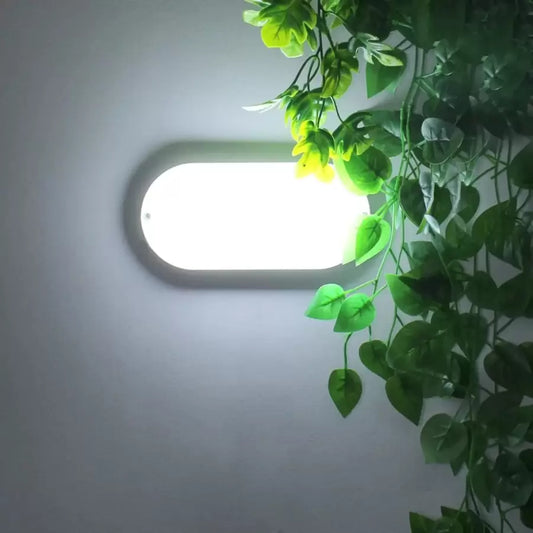 Plafoniera LED FANTAS Ovala 15W 20cm Alb Exterior IP65