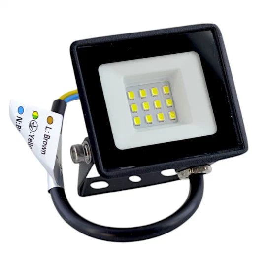Proiector LED 19W 6000K IP65 220-230V 12 surse Carcasa Negra Metalica