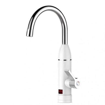 Robinet Electric Instant pentru Apa Calda, Afisaj LCD, Alb, LZ-501X