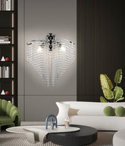 Aplica Cristal Ander 2x E14 Crom Lucios, Siraguri de cristale