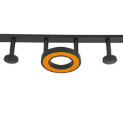 Suport Prosop si Accesorii Baie Negru Portocaliu GJ619
