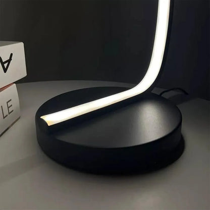 Veioza LED Nemesis, 14W, Lumina Rece/Calda/Neutra, Metal si Acril, Negru
