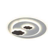 Lustra LED NOOR 22W, lumina Rece/Calda/Neutra, Alb