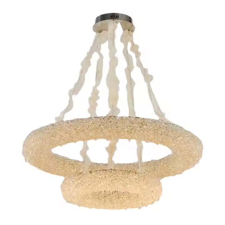 Candelabru Cristal, PRAGA Imperio, 78W, Diametru 71cm, Lumina Rece/Calda/Neutra, Auriu, Inaltime Reglabila