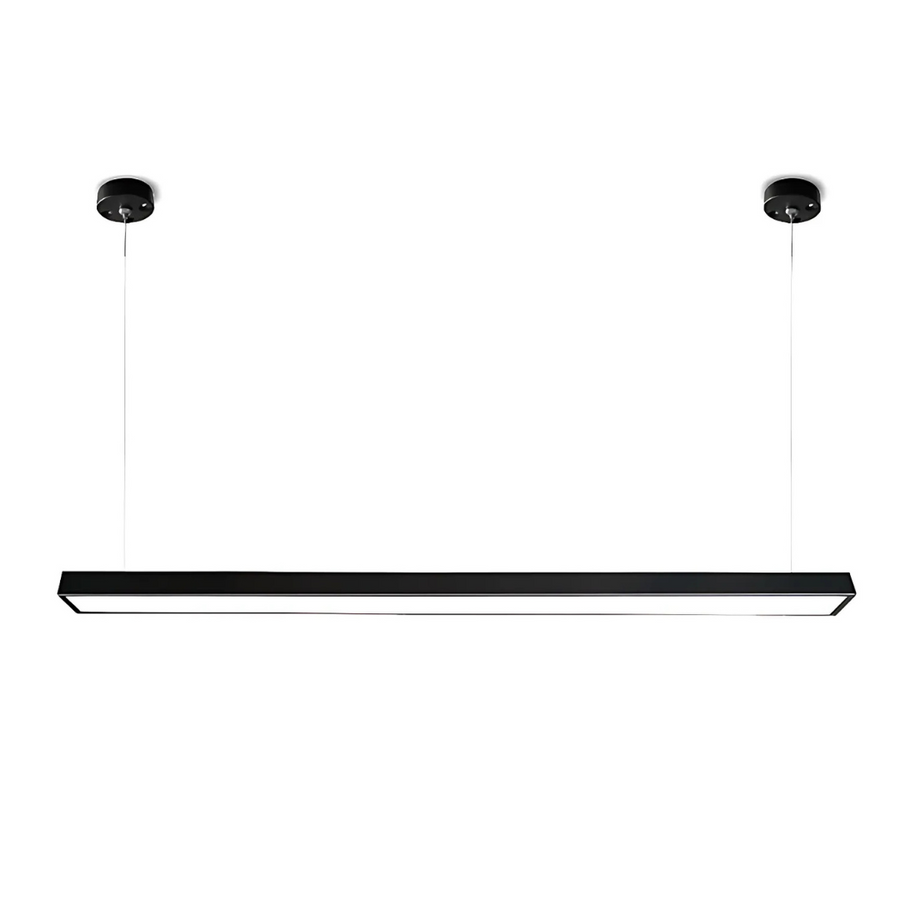 Lustra LED suspendata DARIN, 120cm, 23W, Inaltime Reglabila, Lumina Rece, Negru