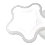 Lustra LED STELARIUM 17W, 3 Stelute, lumina Rece, Alb